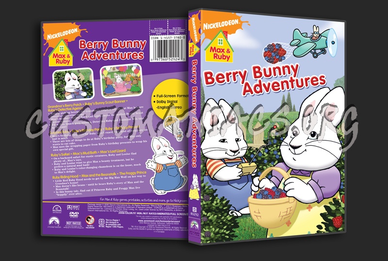 Max & Ruby: Berry Bunny Adventures dvd cover