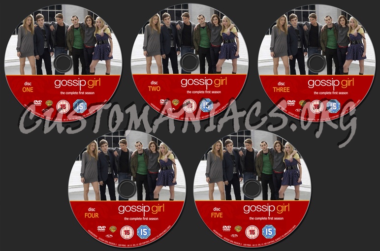 Gossip Girl Season 1 dvd label