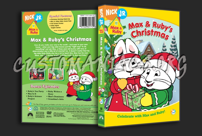 Max & Ruby's Christmas dvd cover