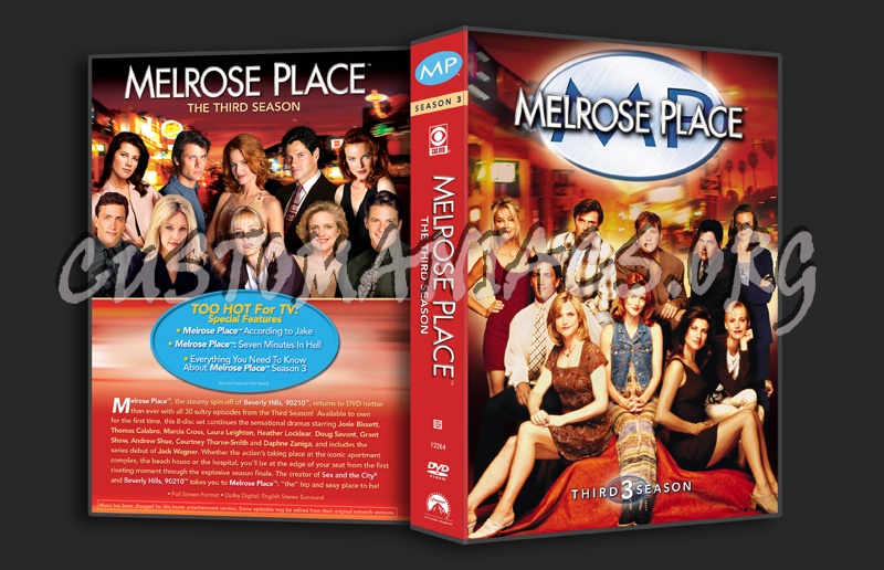 Melrose Place Season 3 dvd cover - DVD Covers & Labels by