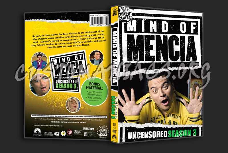 Mind of Mencia Season 3 dvd cover