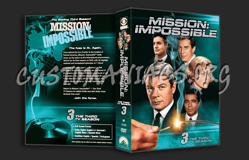 Mission Impossible Season 3 dvd cover