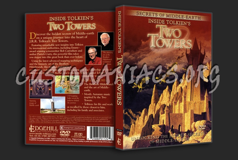 Inside Tolkiens The Two Towers dvd cover
