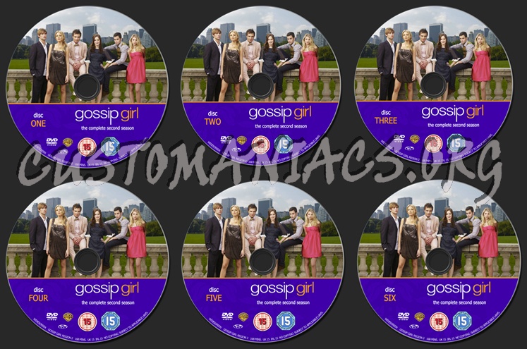 Gossip Girl Season 2 dvd label