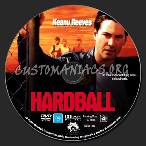 Hardball dvd label