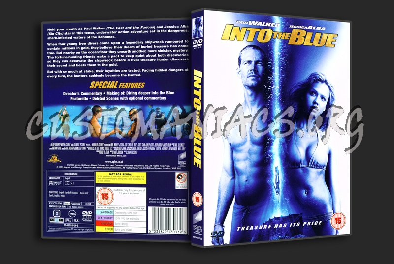 Into The Blue dvd cover
