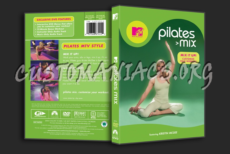MTV Pilates Mix dvd cover