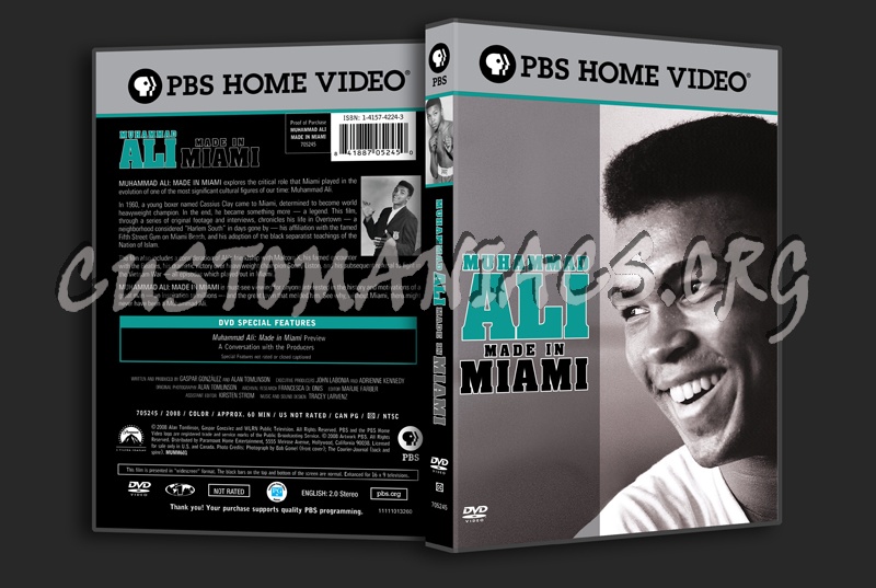 Muhammad Ali: Made in Miami dvd cover