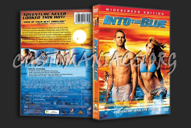 Into The Blue dvd cover