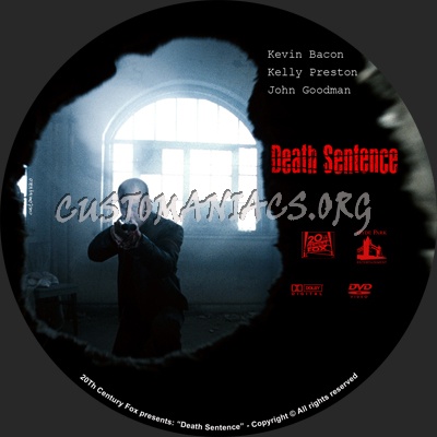 Death Sentence dvd label