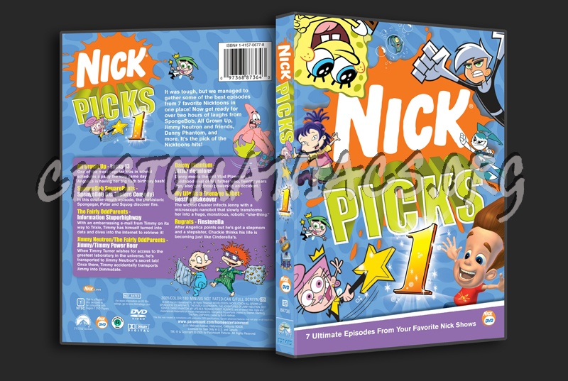 Nick Picks 1 dvd cover