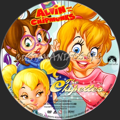 Alvin and the Chipmunks The Chipettes dvd label