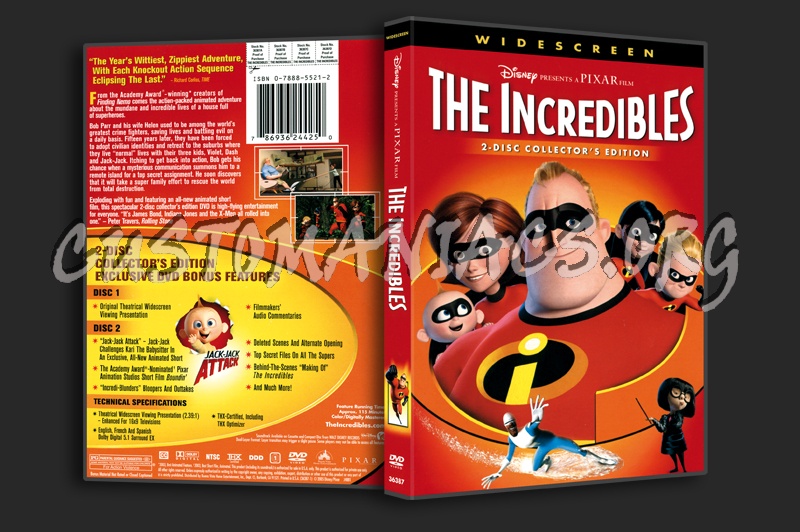 The Incredibles dvd cover