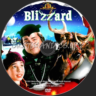 Blizzard dvd label