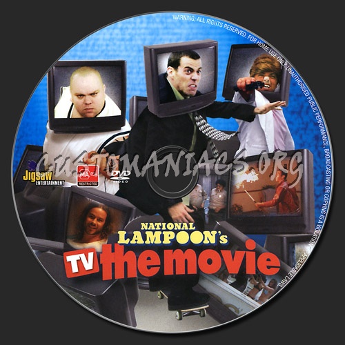 National Lampoon's TV The Movie dvd label