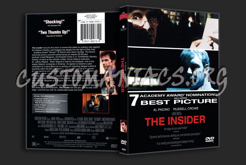 The Insider dvd cover