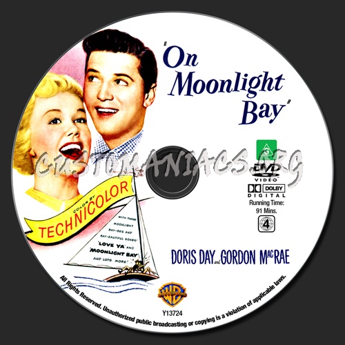 On Moonlight Bay dvd label