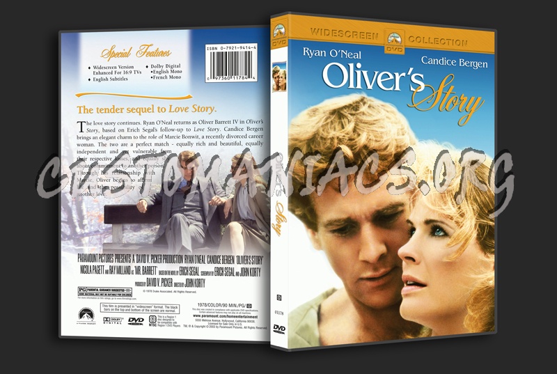 Oliver's Story dvd cover