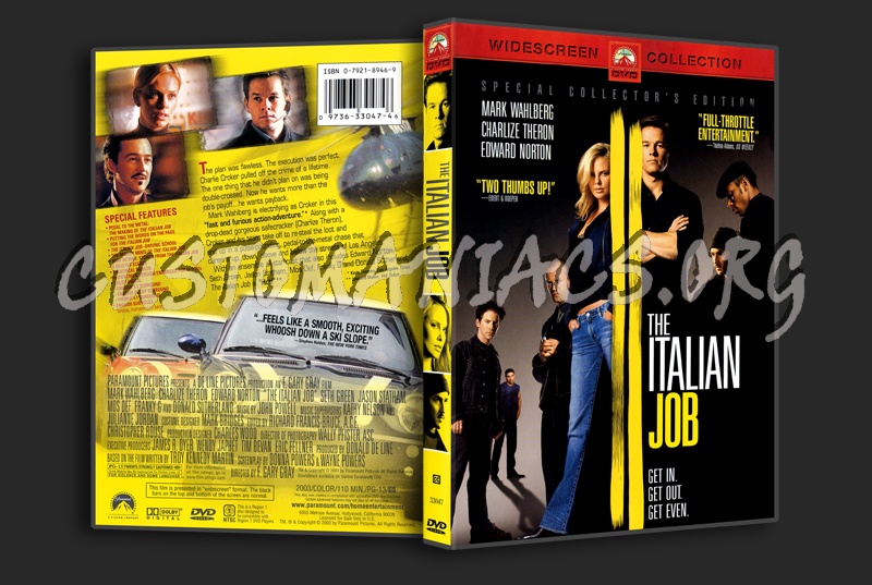 The Italian Job dvd cover