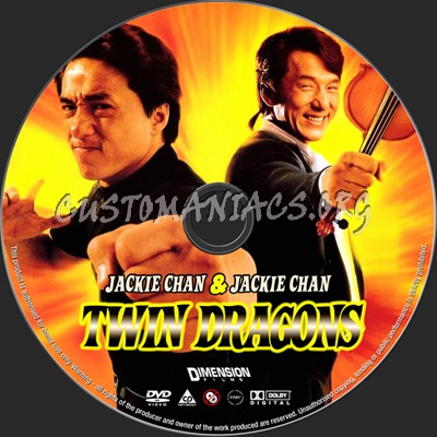 Twin Dragons dvd label