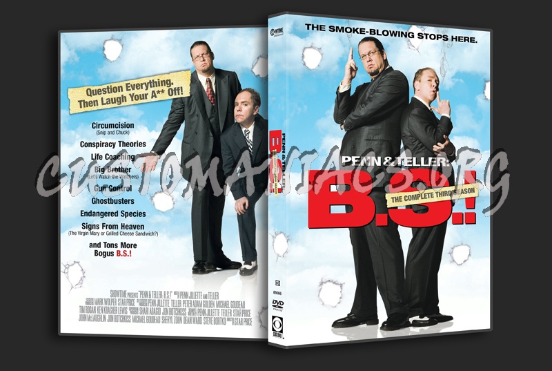 Penn & Teller BS Season 3 dvd cover