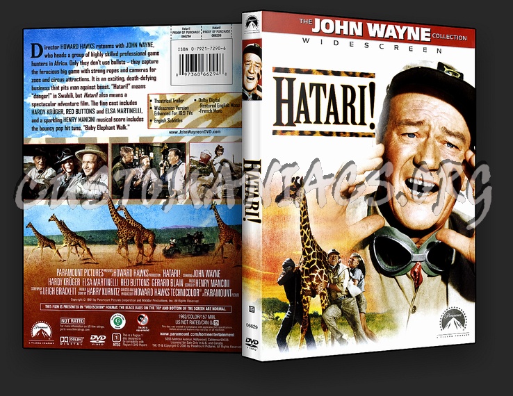 Hatari! dvd cover