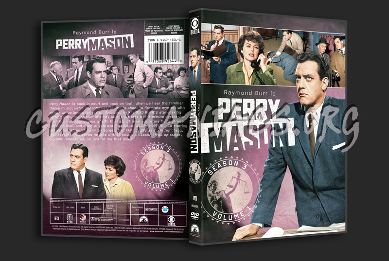 Perry Mason Season 3 Volume 1 dvd cover