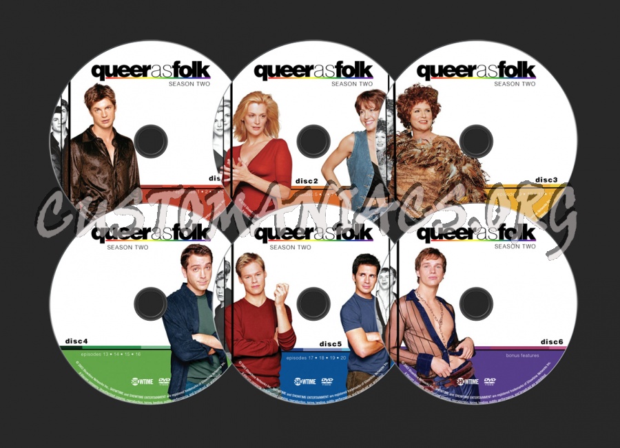 Queer As Folk Season 2 dvd label