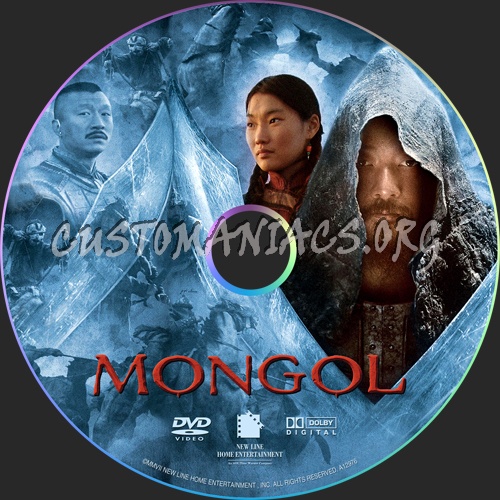 Mongol dvd label