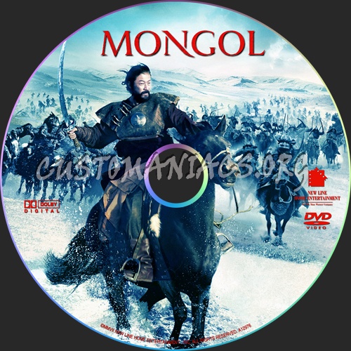 Mongol dvd label