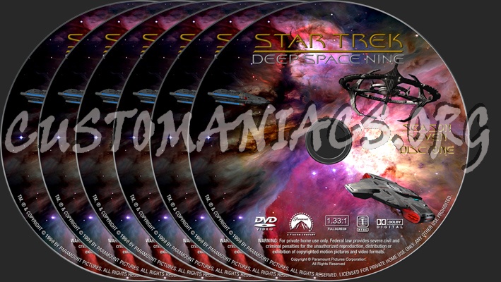 Star Trek Deep Space Nine Season 7 dvd label