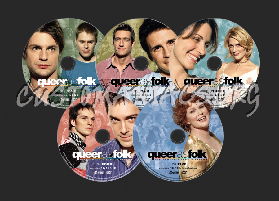 Queer As Folk Season 4 dvd label