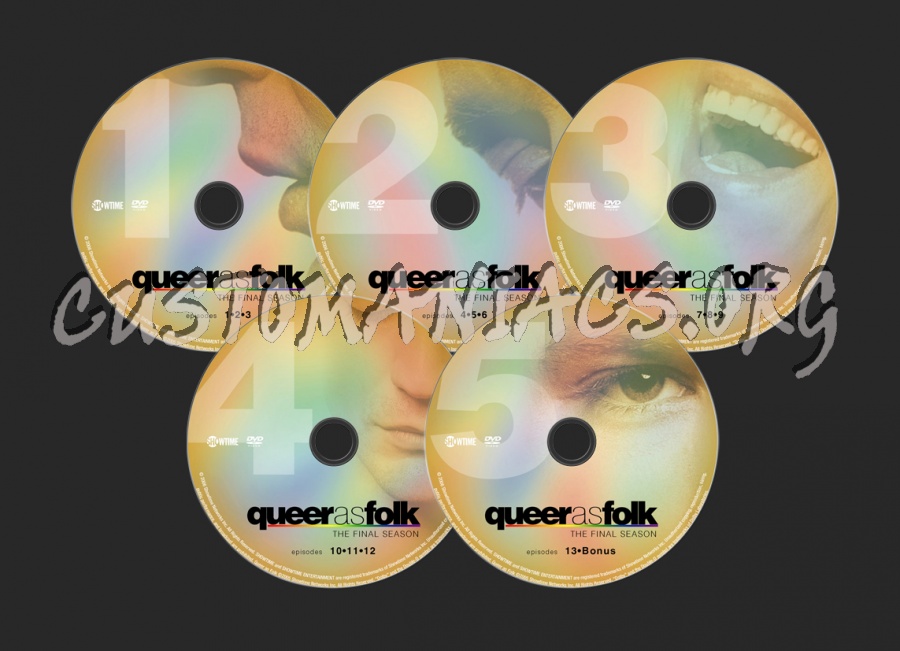 Queer As Folk Season 5 dvd label