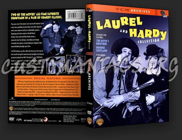 The Laurel and Hardy TCM Collection dvd cover