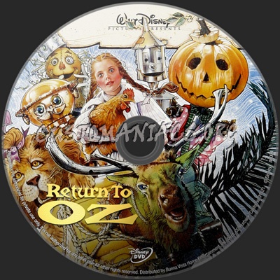Return to OZ dvd label
