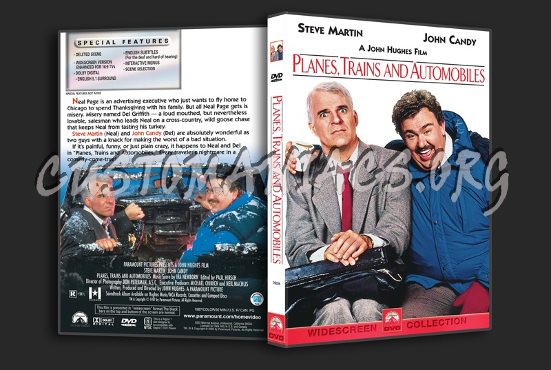 Planes, Trains and Automobiles dvd cover