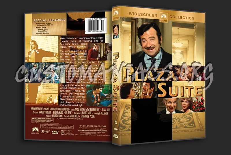 Plaza Suite dvd cover