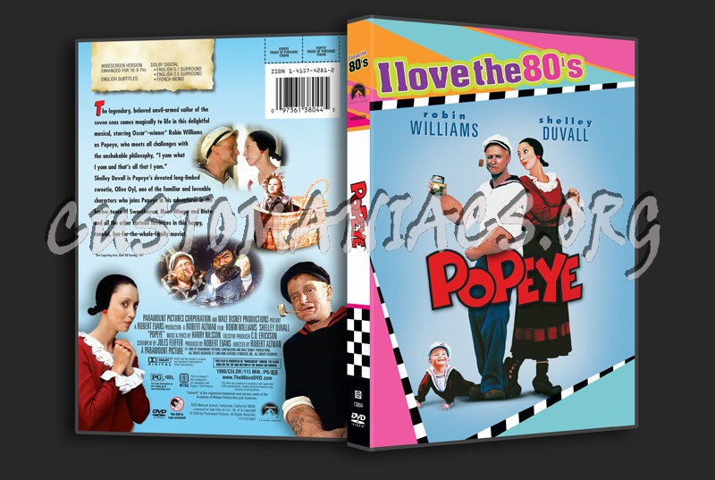 Popeye dvd cover