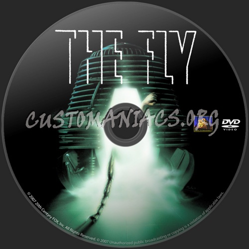 The Fly dvd label