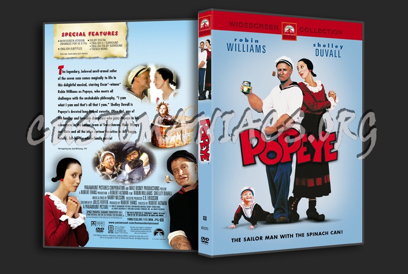 Popeye dvd cover