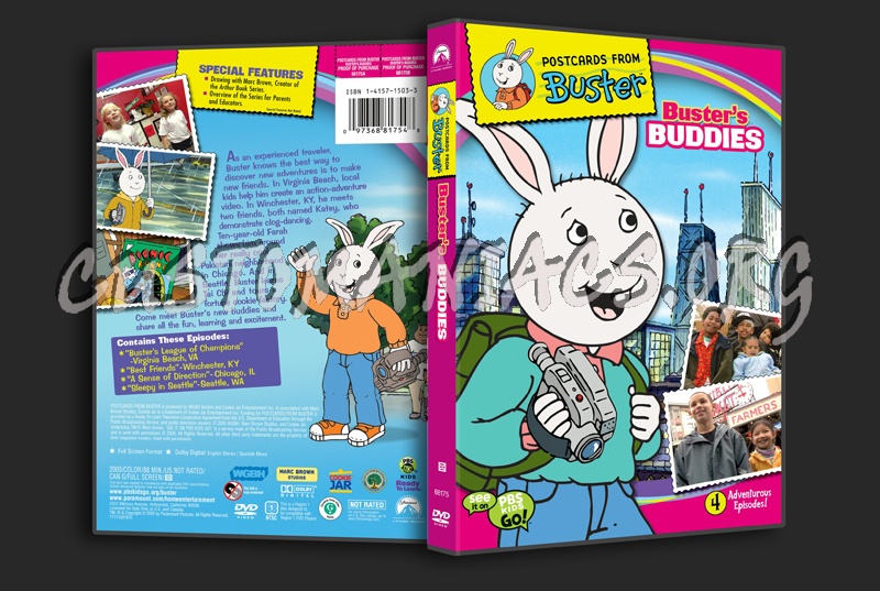 Postcard from Buster: Buster's Buddies dvd cover