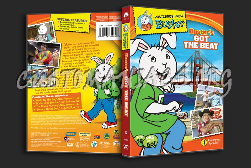 Postcard from Buster: Buster's Got the Beat dvd cover