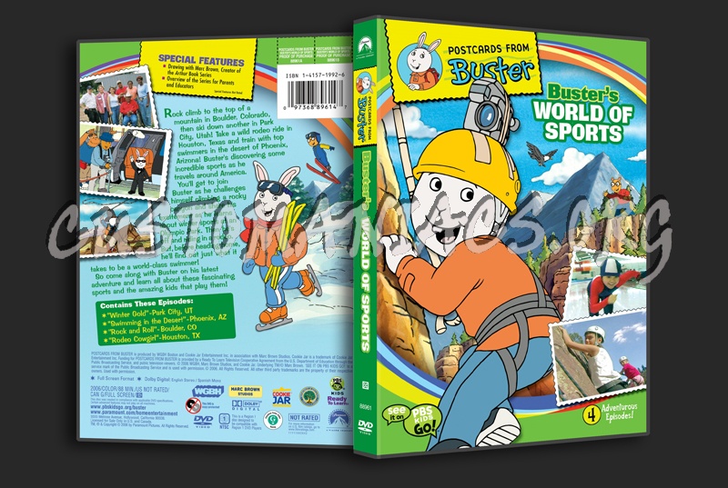 Postcard from Buster: Buster's World of Sports dvd cover