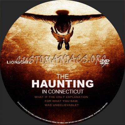 The Haunting in Connecticut dvd label