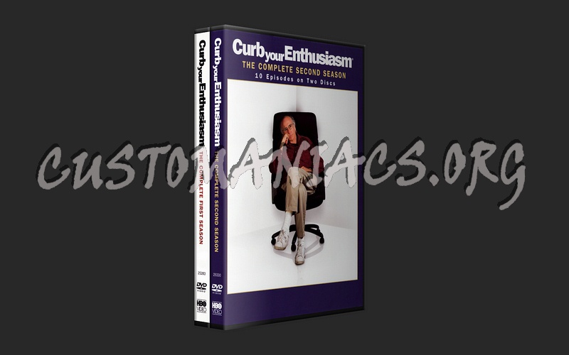 Curb Your Enthusiasm Series 1&2 dvd cover