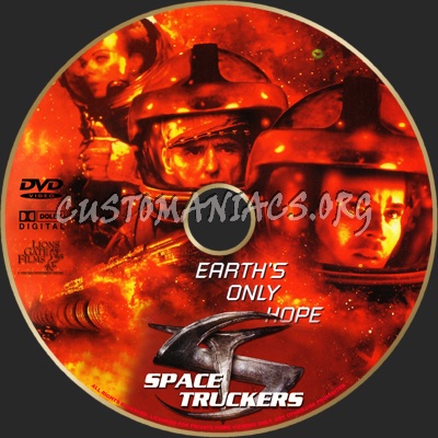 Space Truckers dvd label