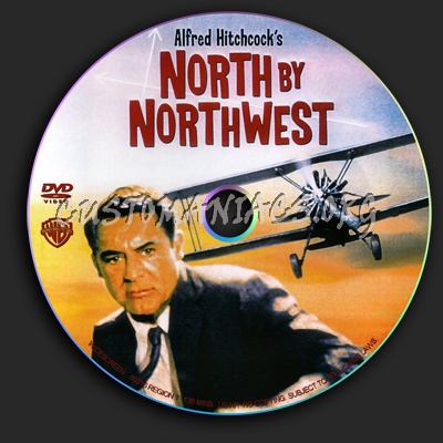 North By Northwest dvd label