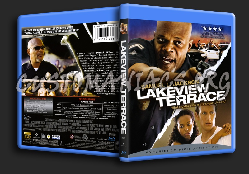 Lakeview Terrace blu-ray cover