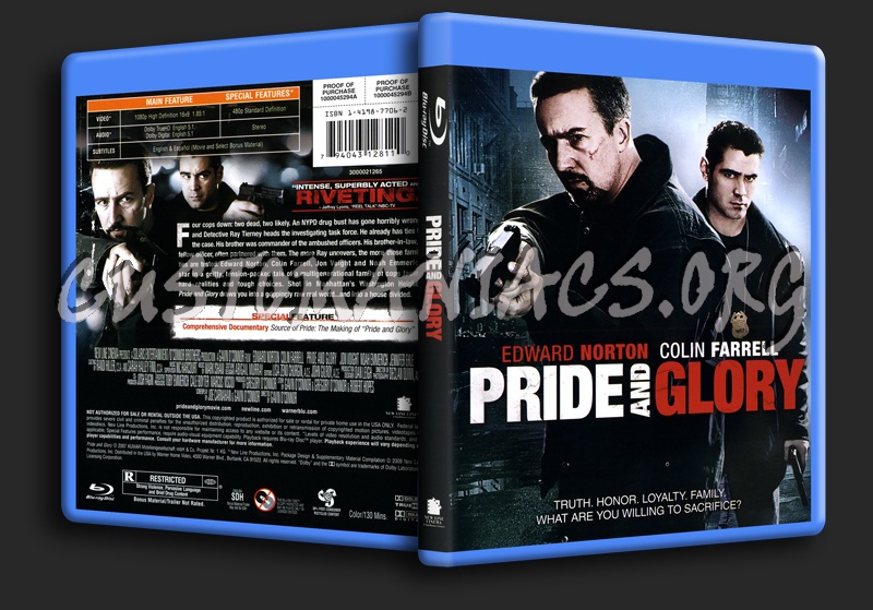 Pride and Glory blu-ray cover