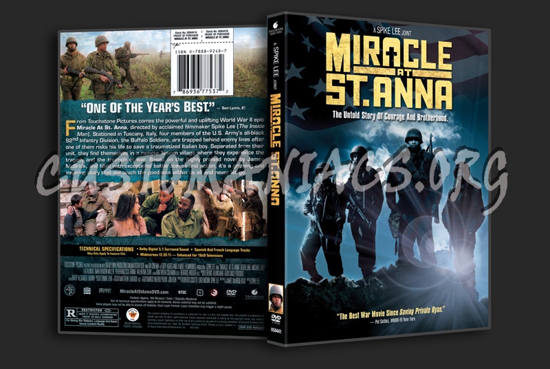 Miracle at St. Anna dvd cover